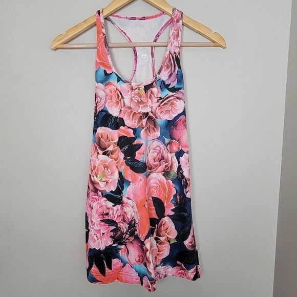 Lululemon Cool Racerback Secret Garden Floral Tank - Picture 3 of 5